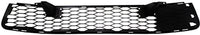 Front Bumper Grille Textured Plastic Direct Replacement Compatible With 2016-2017 Mitsubishi Lancer MI1036109 6402A399