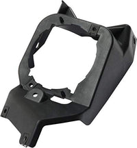 Set of 2 Front Fog Light Bracket Textured Plastic Left Driver & Right Passenger Side Direct Replacement Compatible with 2012-2014 Honda CR-V HO2603102 HO2602102