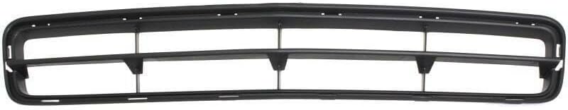 Front Bumper Center Lower Grille Textured + Fog Light Covers Left Driver & Right Passenger Side Direct Replacement Compatible With 2008-2012 Chevrolet Malibu GM1039114 GM1038114