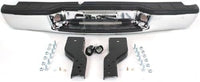 Rear Step Bumper Fleetside Chrome Steel Direct Replacement Compatible With 1998-2004 Chevrolet S10 Pickup GM1101102 12343438