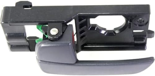 Front Interior Door Handle Gray Plastic Left Driver Side Direct Replacement Compatible with 2006-2011 Hyundai Accent HY1352120 826101E000FZ