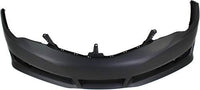 Front Bumper Cover Primed + Lower Grille Textured Direct Replacement Compatible With 2012-2014 Toyota Camry TO1000379 TO1036129 5211906975 5311206210