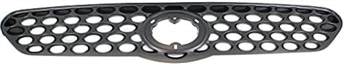 Front Grille Assembly Textured Shell And Insert Plastic Direct Replacement Compatible With 2003-2004 Toyota Matrix TO1200258