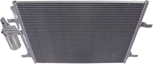Front AC Condenser Aluminum Core Direct Replacement Compatible With 2015-2016 Volvo XC70 / 2011-2018 S60 / 2010-2017 XC60 / 2015-2018 V60 VO3030121 313320277