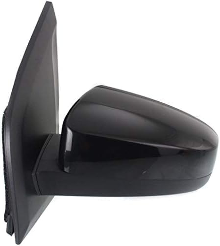 Front Power Mirror Non-Folding Non-Heated Primed Plastic Left Driver Side Direct Replacement Compatible With 2007-2012 Nissan Sentra NI1320167 96302ET01E