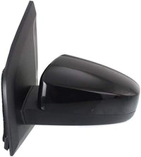 Front Power Mirror Non-Folding Non-Heated Primed Plastic Left Driver Side Direct Replacement Compatible With 2007-2012 Nissan Sentra NI1320167 96302ET01E