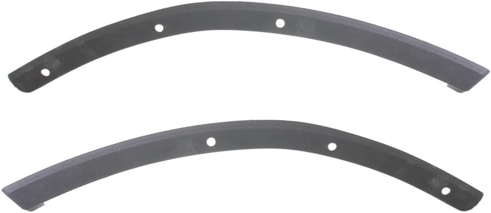 Set Of 2 Front Bumper Outer Filler Primed Plastic Left Driver & Right Passenger Side Direct Replacement Compatible With 2007-2013 Chevrolet Silverado 1500 GM1089172 GM1088172
