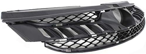 Front Lower Grille Insert Matte Black Plastic Direct Replacement Compatible With 2006-2010 Toyota Sienna TO1200305 53111AE030