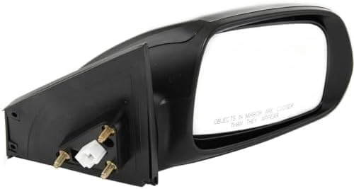 Set Of 2 Front Power Mirror Non-Folding Non-Heated Primed Plastic Left Driver & Right Passenger Side Direct Replacement Compatible With 2005-2010 Scion tC SC1320102 SC1321102