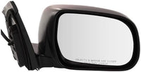 Set Of 2 Front Power Mirror Heated Manual Folding Primed Plastic Left Driver & Right Passenger Side Direct Replacement Compatible With 2004-2006 Lexus RX330 / 2007-2009 Lexus RX350