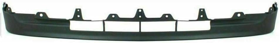 Front Bumper Primed Steel + Upper & Lower Valance Textured Direct Replacement Compatible With 2001-2004 Ford F-Series Super Duty/Excursion FO1002376 FO1095176 FO1095203 1C3Z17757PAA