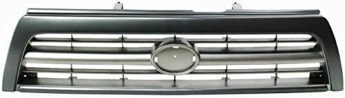 Front Grille Assembly Painted Gray Shell And Insert Direct Replacement Compatible With 1996-1998 Toyota 4Runner TO1200203 5311135340