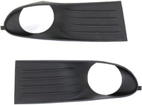 Set Of 2 Front Fog Light Molding Primed Plastic Right Passenger & Left Driver Side Direct Replacement Compatible With 2009-2013 Dodge Journey CH1039119 CH1038119 5178284AB 5178285AB