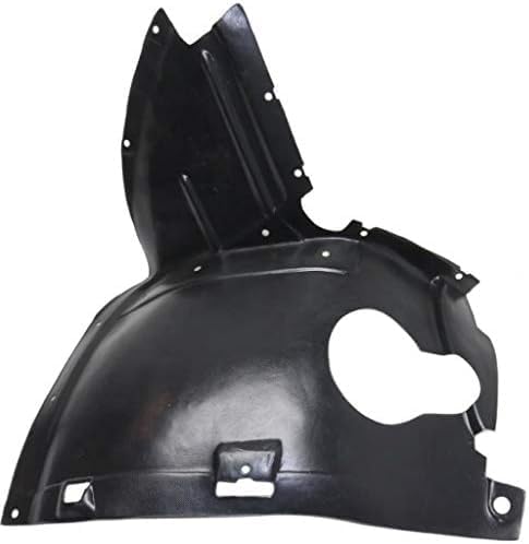 Front Section Fender Liner Right Passenger Side Direct Replacement Compatible With 2009-2011 Audi A3 AU1250108 8P0821191D