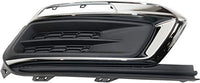 Set Of 2 Front Fog Light Cover Plastic Left Driver & Right Passenger Side Direct Replacement Compatible With 2015 Chevrolet Cruze / 2016 Cruze Limited GM1039184 GM1038184