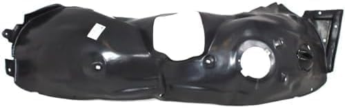 Set Of 2 Front Fender Liner Plastic Left Driver & Right Passenger Side Direct Replacement Compatible With 2007-2015 Mini Cooper MC1248102 MC1249102 51717207578-PFM 51717207577-PF