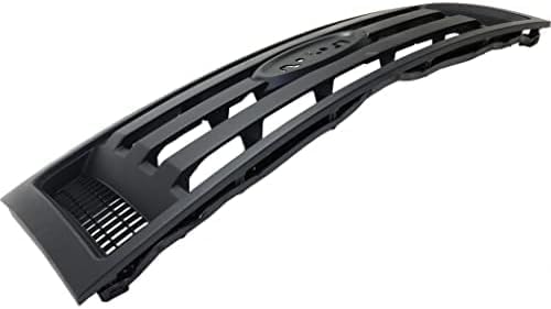Front Grille Assembly Textured Dark Gray Shell And Insert Plastic Direct Replacement Compatible With 2009-2012 Ford F-150 FO1200510 9L3Z8200A