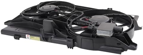 Front Radiator Cooling Fan Assembly Plastic Direct Replacement Compatible with 2007-2009 Ford Edge/Lincoln MKX FO3115175 7T4Z8C607B 9T4Z8C607A-PFM