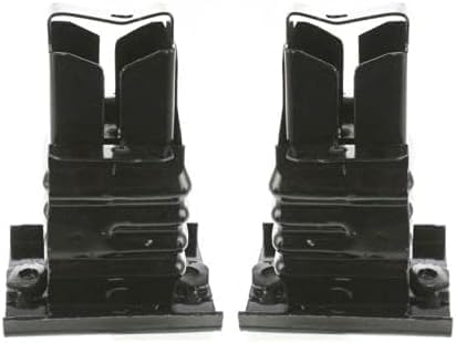 Set Of 2 Front Bumper Impact Absorber Bracket Left Driver & Right Passenger Side Direct Replacement Compatible With 1994-1998 Ford Mustang FO1070106 F4ZZ17E796A
