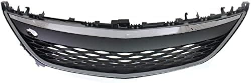 Front Bumper Grille Chrome Plastic Direct Replacement Compatible With 2010-2012 Mazda CX-7 MA1036120 EH45501T0J