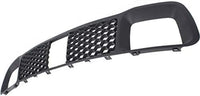 Front Bumper Lower Grille Textured Gray Direct Replacement Compatible With 2014-2016 Jeep Grand Cherokee CH1036124 68143102AC