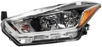 Set Of 2 Front Head Light Assembly Plastic Left Driver & Right Passenger Side Direct Replacement Compatible With 2018-2020 Nissan Kicks NI2503264 NI2502264 260105RL0A 260605RL0A