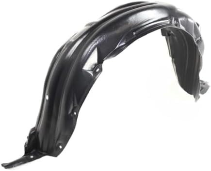 Set Of 2 Front Fender Liner Plastic Left Driver & Right Passenger Side Direct Replacement Compatible With 2007-2011 Toyota Yaris TO1251119 TO1250119 5387552141 5387652141