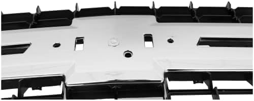 Front Grille Chrome Shell With Textured Insert Direct Replacement Compatible With 2007-2010 Chevrolet Silverado 2500 3500HD GM1200608 25825521