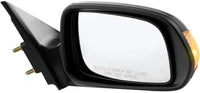 Set Of 2 Front Power Mirror Non-Folding Non-Heated Primed Plastic Left Driver & Right Passenger Side Direct Replacement Compatible With 2005-2010 Scion tC SC1320102 SC1321102