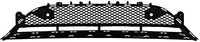 Front Bumper Center Grille Black Plastic Direct Replacement Compatible With 2017-2020 Mercedes Benz E-Class MB1036156 2138856900