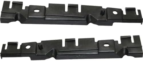 Set Of 2 Front Bumper Bracket Plastic Left Driver & Right Passenger Side Direct Replacement Compatible With 2012-2019 Fiat 500 FI1033100 FI1032100 68074194AB 68074195AB