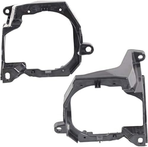 Set of 2 Front Fog Light Assembly Bracket Left Driver & Right Passenger Side Direct Replacement Compatible with 2015-2017 Ford Mustang FO2603107 FO2602107 FR3Z15266A FR3Z15266B