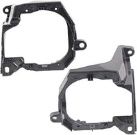 Set of 2 Front Fog Light Assembly Bracket Left Driver & Right Passenger Side Direct Replacement Compatible with 2015-2017 Ford Mustang FO2603107 FO2602107 FR3Z15266A FR3Z15266B