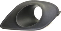 Set Of 2 Front Fog Lamp Molding Textured With Hood Scoop Right Passenger & Left Driver Side Direct Direct Replacement Compatible With 2015-2023 Dodge Charger CH1039171 CH1038171