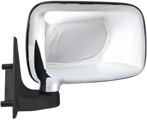 Set Of 2 Front Mirror Manual Folding Non-Heated Chrome Right Passenger & Left Driver Side Direct Replacement Compatible With 1986-1993 Mazda Pickup MA1320110 MA1321110 UE5569180