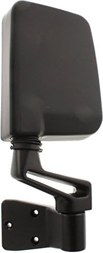 Set Of 2 Front Mirror Manual Folding Non-Heated Primed Plastic Left Driver & Right Passenger Side Direct Replacement Compatible With 1987-2002 Jeep Wrangler