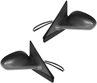 Set of 2 Front Power Mirror Non-Folding And Heated Textured Right Passenger & Left Driver Side Direct Replacement Compatible With 1999-2004 Ford Mustang FO1320171 FO1321171