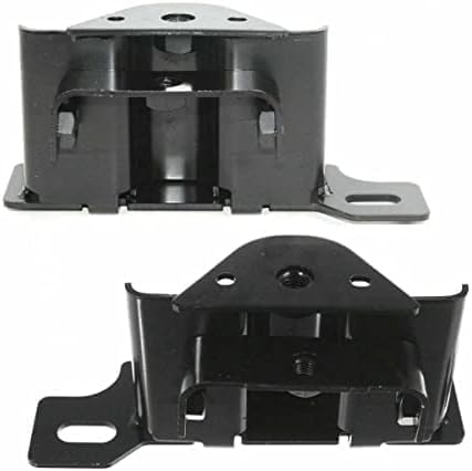 Set of 2 Front Bumper Bracket Left Driver & Right Passenger Side Direct Replacement Compatible With 2003-2006 Chevrolet Silverado GM1066147 GM1067147 12335636 12335637