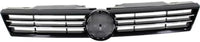 Front Grille Chrome Shell With Primed Insert Plastic Direct Replacement Compatible With 2011-2014 Volkswagen Jetta VW1200149 5C6853651AZLL