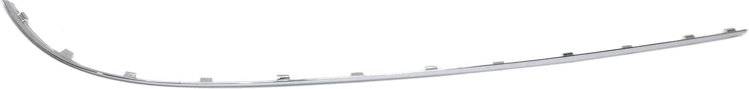 Rear Bumper Outer Impact Strip Molding Chrome Left Driver Side Direct Replacement Compatible with 2003-2006 Mercedes Benz E-Class 21188003129744