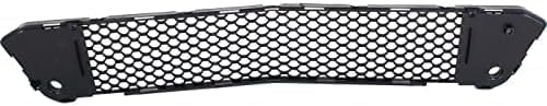 Front Bumper Center Grille Plastic Direct Replacement Compatible With 2010-2013 Mercedes Benz S65 / 2008-2013 S63 MB1036116 2218850953