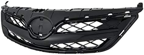 Front Grille Assembly Primed Plastic Direct Replacement Compatible with 2011-2013 Toyota Corolla TO1200340 5310002410C0