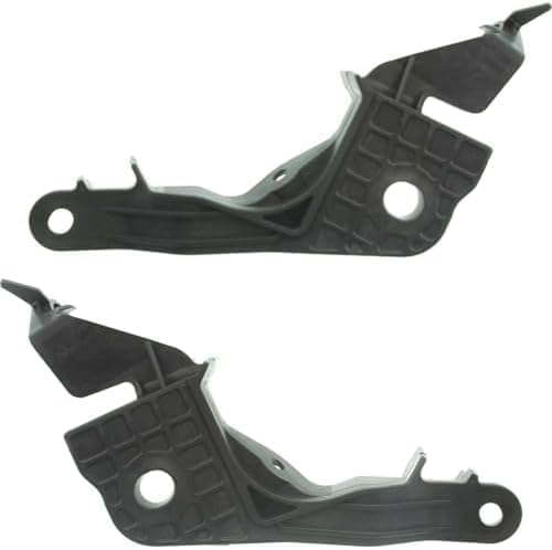 Set of 2 Headlight Bracket Plastic Left Driver & Right Passenger Side Direct Replacement Compatible with 2012-2015 Honda Civic HO2509118 HO2508118 06150TR0A01 06100TR0A01