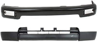 Front Bumper Face Bar Primed Steel + Lower Valance Panel Primed Plastic Direct Replacement Compatible With 1996-1998 Toyota 4Runner TO1002161 TO1095174 5210135290 5391135909