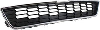 Front Grille Assembly Plastic Textured Gray Shell And Insert Direct Replacement Compatible With 2012-2016 Chevrolet Sonic GM1200638 95215846