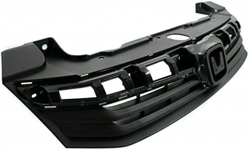 Front Grille Assembly Primed Shell And Insert Direct Replacement Compatible With 2012 Honda Civic HO1200206 71121TR0A01