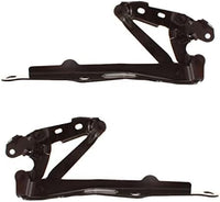 Set of 2 Front Hood Hinge Steel Left Driver & Right Passenger Side Direct Replacement Compatible with 2007-2010 Chrysler 300/2008-2023 Challenger CH1236115 CH1236116 5065264AL