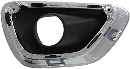 Set Of 2 Front Fog Light Molding Primed With Chrome Trim Left Driver & Right Passenger Side Direct Replacement Compatible With 2014-2016 Jeep Grand Cherokee CH1039147 CH1038147