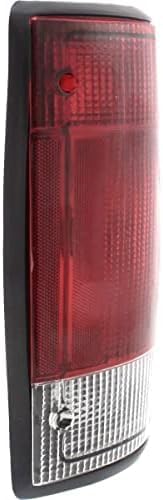 Set of 2 Tail Light Assembly Right Passenger & Left Driver Side Direct Replacement Compatible With 2004-2014 Econoline Van / 2004-2005 Ford Excursion FO2801190 FO2800190 5C2Z13404AA