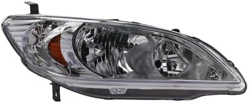 Set Of 2 Front Headlight Lens And Housing Right Passenger & Left Driver Side Direct Replacement Compatible With 2004-2005 Honda Civic HO2503121 HO2502121 33101S5AA51 33151S5AA51